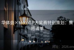 华体会×MotoGP大奖赛特别策划：策略清单
