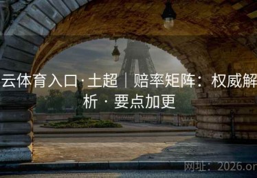 云体育入口·土超｜赔率矩阵：权威解析 · 要点加更
