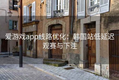 爱游戏app线路优化：韩国站低延迟观赛与下注