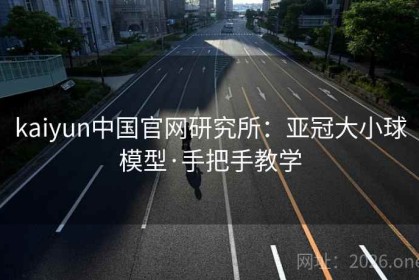 kaiyun中国官网研究所：亚冠大小球模型·手把手教学