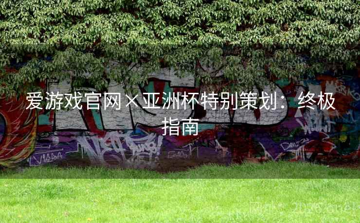 爱游戏官网×亚洲杯特别策划：终极指南