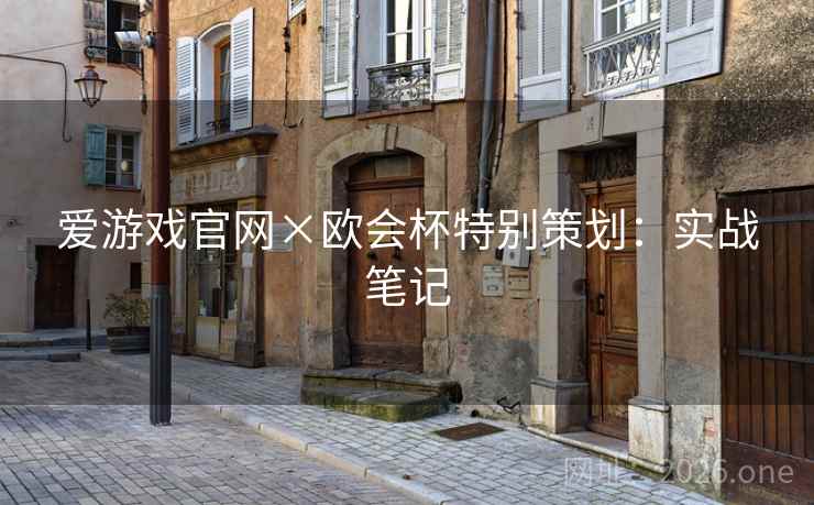 爱游戏官网×欧会杯特别策划：实战笔记