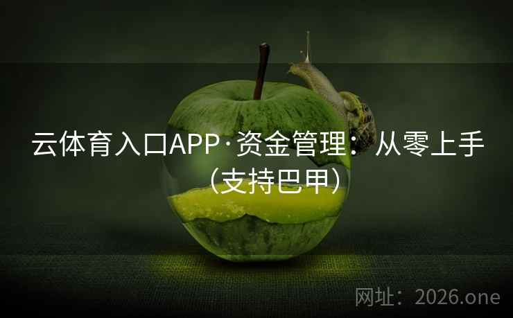 云体育入口APP·资金管理：从零上手（支持巴甲）