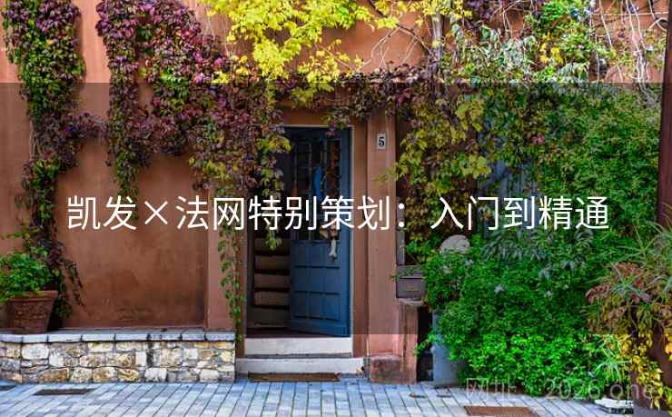 凯发×法网特别策划:入门到精通 凯发×法网特别策划:入门到精通